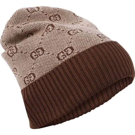 brown gucci beanie